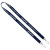 Logo Dual Attachment Polyester Lanyard Navy