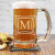 Classic Initial Custom Etched Beer Mug 12oz