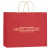 16 x 13 Matte Colored Shopping Bag with Gusset - Foil Stamp