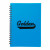 Imprinted Duchess Spiral Notebook 5 x 7 -Translucent Blue