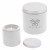 Soy Candle in White Cali Clay Cement - White