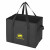 Black Non-Woven Multi-Tasking Organizer with Custom Logo