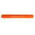 Custom Logo Silicone Slap Bracelet - Orange