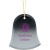 Promotional Glass Bell Ornament | Holiday Ornament Gifts