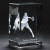 Tennis 3D Crystal | Personalized Tennis Keepsake