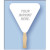 Triangle Hand Fan Promotional Custom Imprinted With Logo