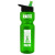 Promo Transparent Bottle with Flip Straw Lid green