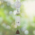 Rose Design Never Forgotten Memorial Wind Chimes