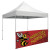 Dye Sublimated 10' Tent Half Wall Full Color