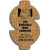 Dollar Sign - King Size Cork Coaster Promotional Custom Imprinted With Logo