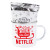 Promotional Hot Cocoa Bar Kit - enamel mug with cocoa packet