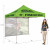Custom 10' Square Canopy Tent with Full Color Wall - Size diagram