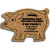 Pig - King Size Cork Coaster Promotional Custom Imprinted With Logo