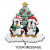 Personalized Penguin Christmas Ornament