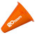 Custom Megaphones with Logo Imprints - Orange