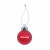 Promotional Mini Shatterproof Christmas Ornament - Red