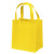 Small Reusable Tote Bag-Wide Gusset-Full Color Imprint - Yellow