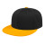 Black Athletic Gold Custom Flexfit Perforated Performance Cap