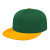 Dark Green Athletic Gold Custom Flexfit Perforated Performance Cap