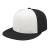 White Black Black Custom Flexfit Perforated Performance Cap
