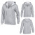 Gildan Heavy Blend Ladies Full Zip Hooded Sweatshirt -Sport Grey