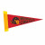 Custom pennant with felt strip and logo - 4 in x 10 in