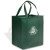 Full Color Imprinted Heavy Duty Enviro-Shopper forest green