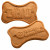 Custom Logo Dog Cookie- Side view