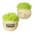 Imprinted MopTopper Stress Reliever - Lime green