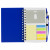 Custom Allegheny Spiral Sticky Notebook - Blue Interior