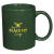 Hunter Green Basic C Handle Color Mug With Custom Imprint | Custom Coffee Mug