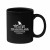 Colored Stoneware Mug With Imprint 11 oz. - Black