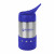 Printed 14 oz Stainless Steel Rockwell Bottle - Silver with Blue