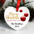 Holiday Ornaments Heart Shaped Personalized Ornament