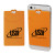 Promotional Novelty Cell Phone Wallets - Goofy Mobile Device Pocket - Orange
