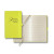 Custom Italian Made Tucson Medium Ivory Journal -  Lime