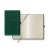 Custom Italian Made Tucson Medium Ivory Journal - Green