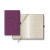 Custom Italian Made Tucson Medium Ivory Journal - Purple