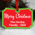 Classic Style Merry Christmas Berlin Ornament