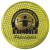 Logo Imprinted Circle Strobe Light - Translucent Yellow