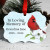 Red Cardinal Personalized Scalloped Memorial Ornament