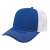 Modified Flat Bill with Mesh Back and Logo royal-white