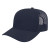 Modified Flat Bill with Mesh Back and Logo navy-navy