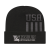 Embroidered Patriotic Knit Cap with Cuff and Logo Black/Iron gray
