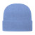 Solid Knit Cap with Cuff Carolina Blue