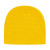Logo Embroidered Custom Solid Knit Beanies - Artic Yellow