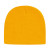 Logo Embroidered Custom Solid Knit Beanies - Gold