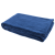 Embroidered Logo Microfiber Wave Blanket - Navy - side view