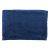 Embroidered Logo Microfiber Wave Blanket - Navy