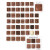 Stock Shapes designs for 2.5 Ounce Custom Chocolate Squares Gift Box